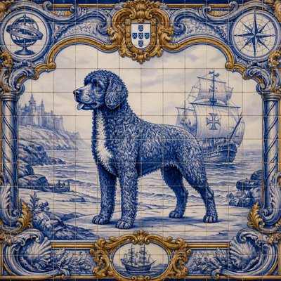 animal standing in natural pose — Portuguese Art Style