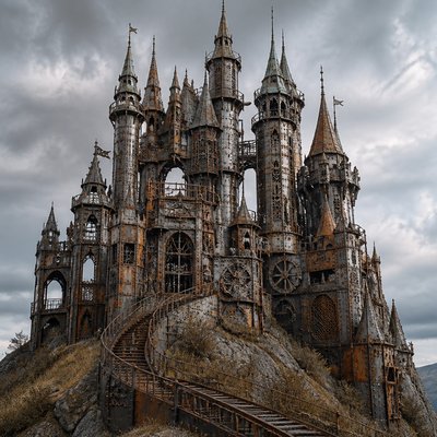 majestic castle on a hilltop