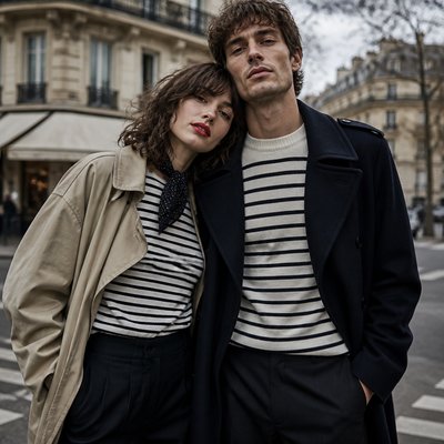 portrait of two people together
