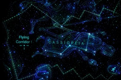 a computer generated image of a car in the sky