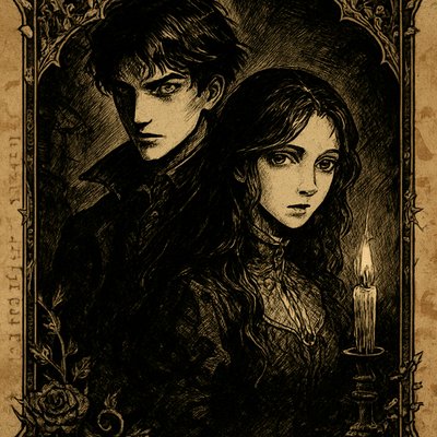 portrait of two people together