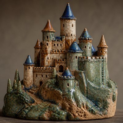 majestic castle on a hilltop