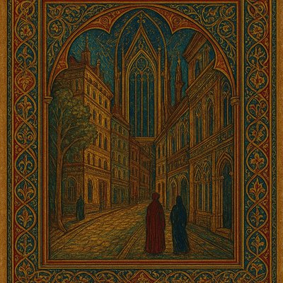 Gothic Religious Art Style Transfer Example