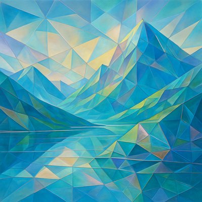 Crystal Cubism Art Style 2