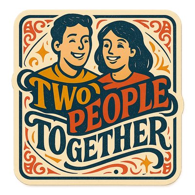 portrait of two people together