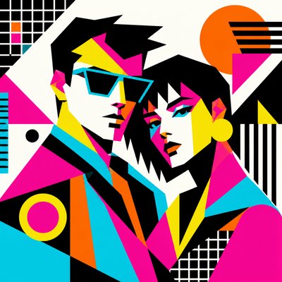 portrait of two people together