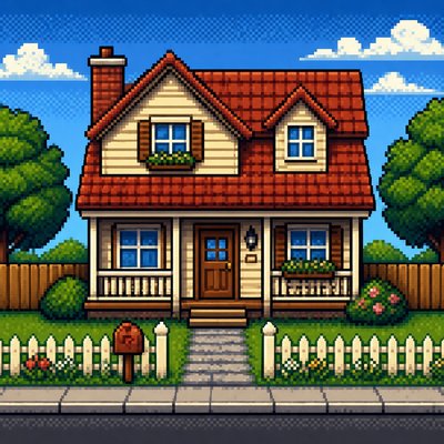 house with front view