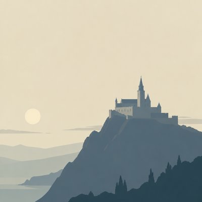 majestic castle on a hilltop