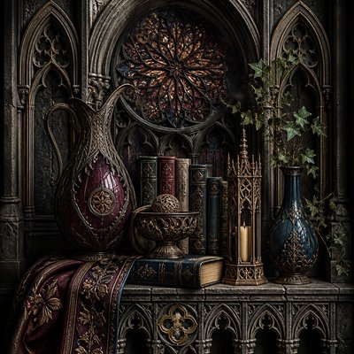 still life with everyday objects
