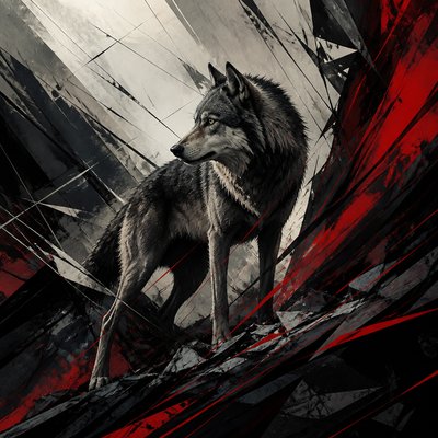 animal standing in natural pose — Tension Art Style