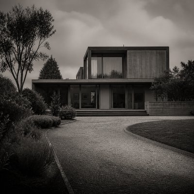 house with front view