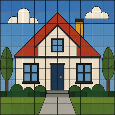 house with front view