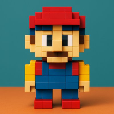 Retro Game Toy Art 1