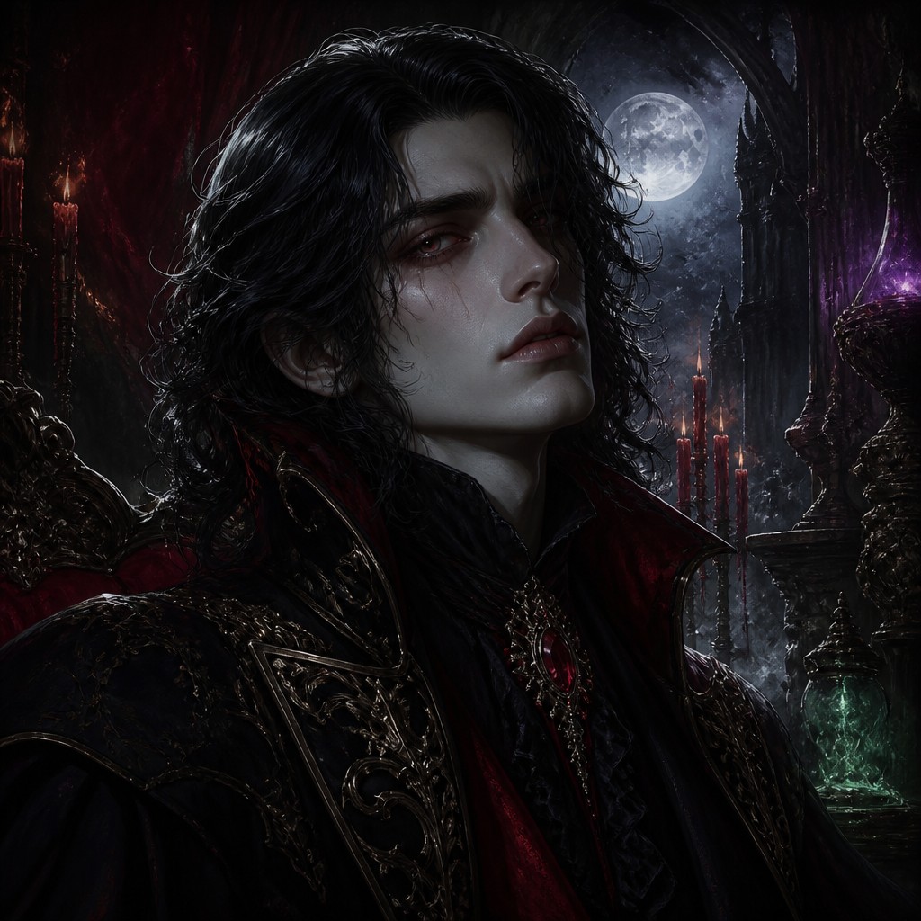 Gothic Fantasy Art AI art example
