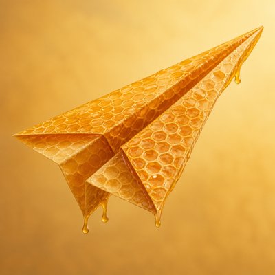 a paper plane, clean minimal composition on a plain background, no text