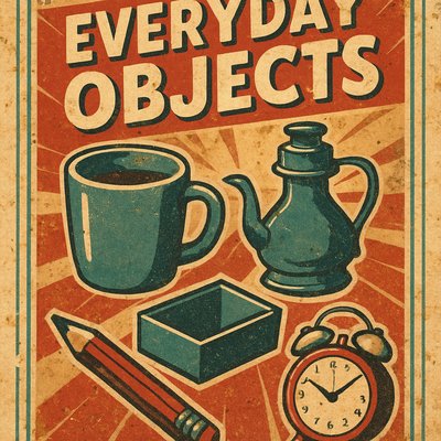 still life with everyday objects