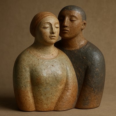 portrait of two people together