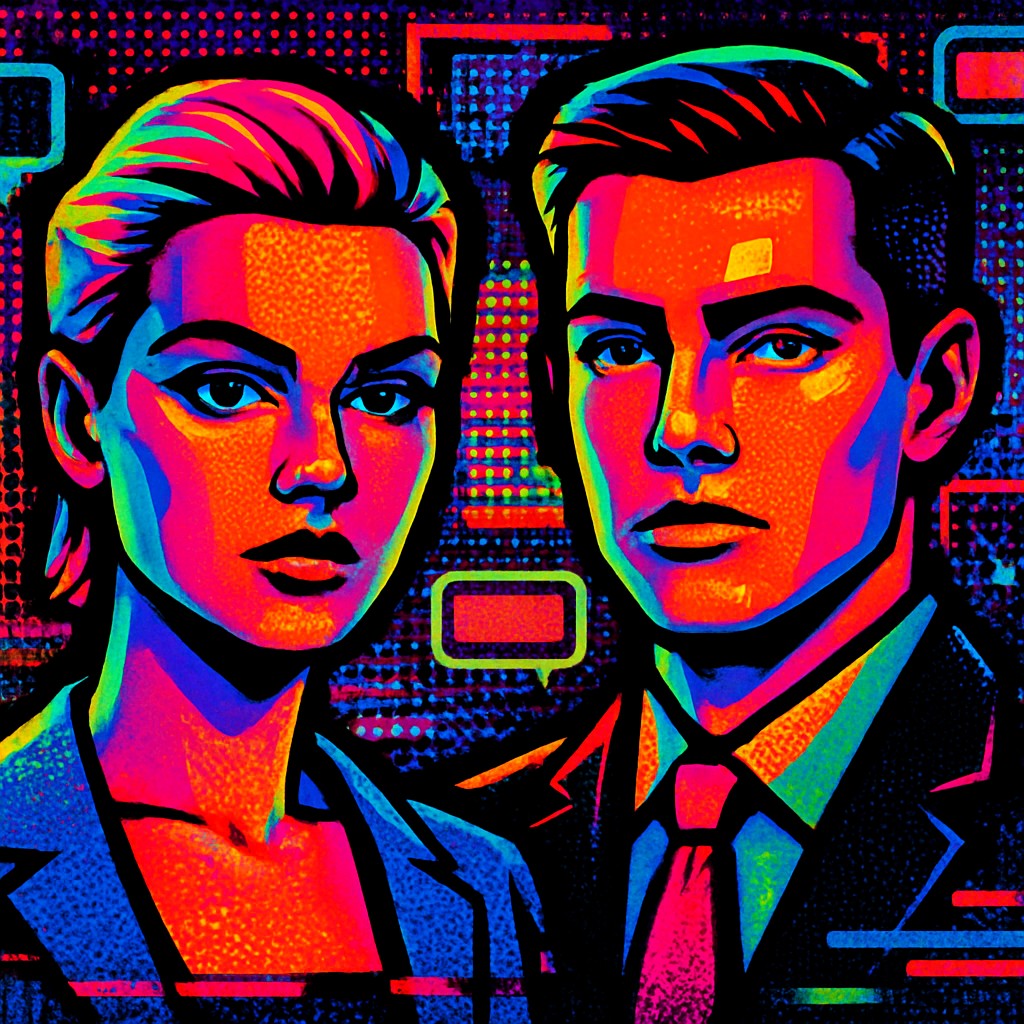 portrait of two people together