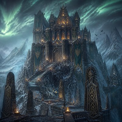majestic castle on a hilltop