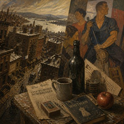 still life with everyday objects — New York Art Style