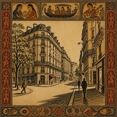 Bengal Art Style Style Transfer Example