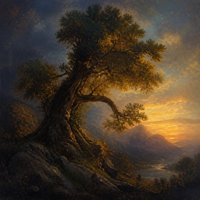 a tree in nature