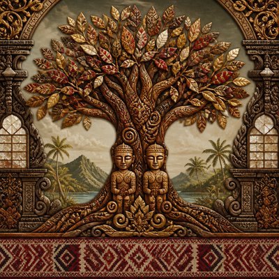 a tree in nature — Filipino Art Style