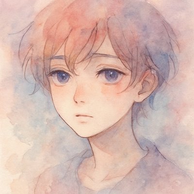 Watercolor Manga Dream Scene 1
