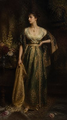 full-length portrait of an elegant figure