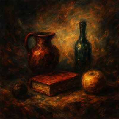 still life with everyday objects