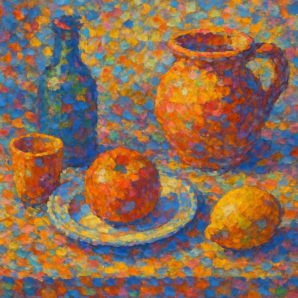 still life with everyday objects