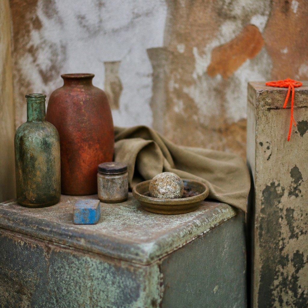 still life with everyday objects