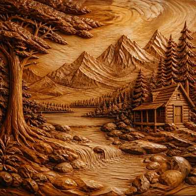 wide landscape with natural scenery