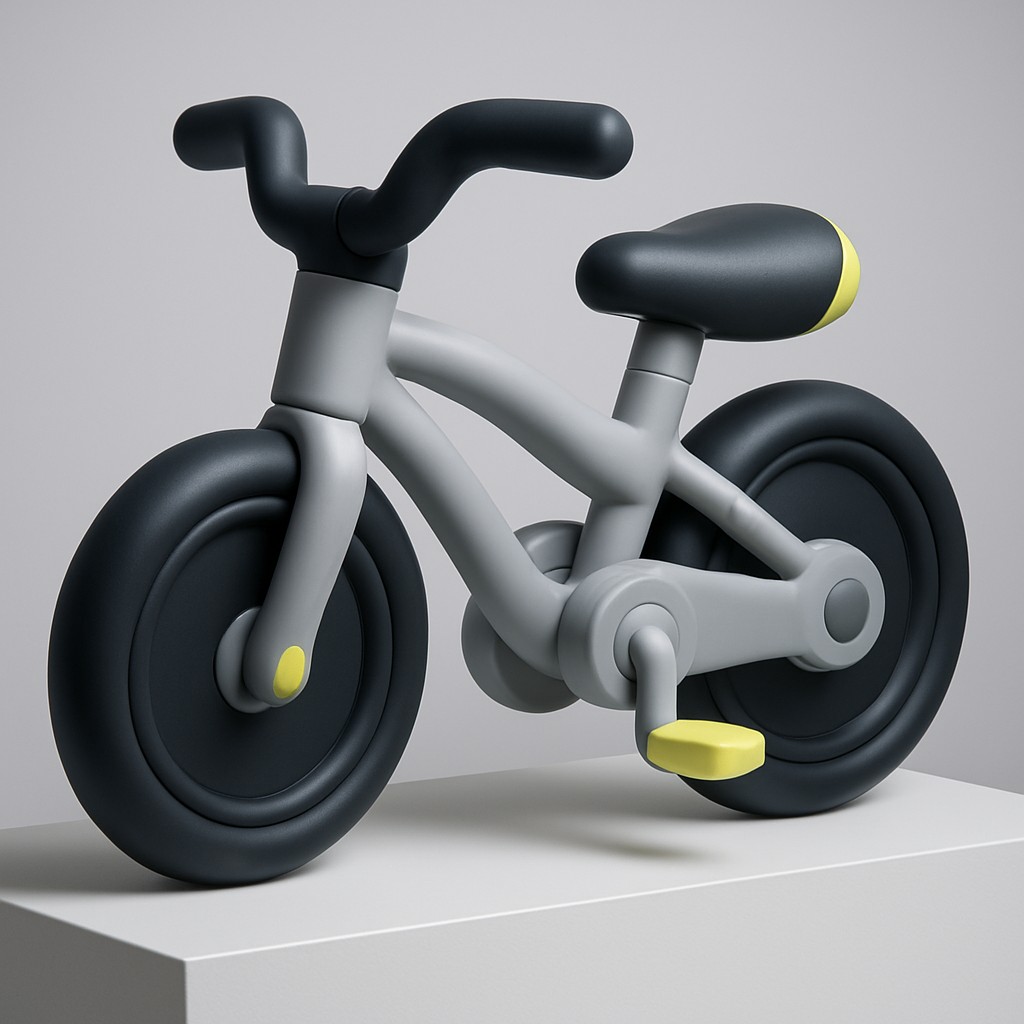 bicyle resting against a wall