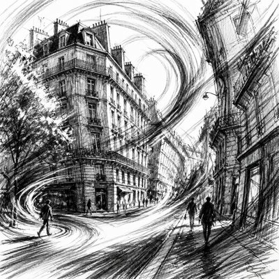 Dynamic Composition Art Style Style Transfer Example