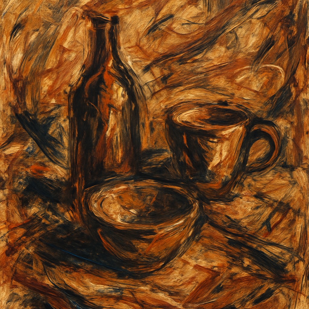 still life with everyday objects