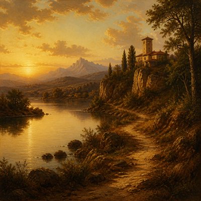 wide landscape with natural scenery