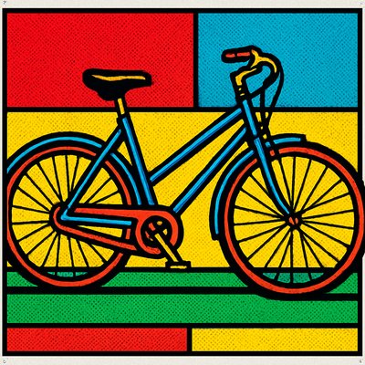 bicyle resting against a wall