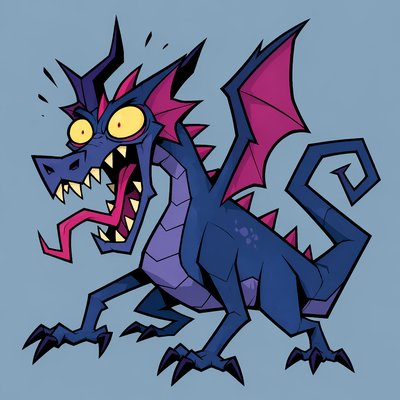 dragon with no people