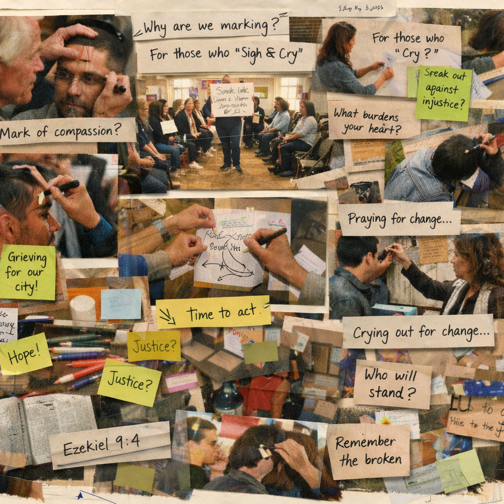 “And the LORD said unto him, Go through the midst of the city, through the midst of Jerusalem, and set a mark upon the foreheads of the men that sigh and that cry for all the abominations that be done in the midst thereof.” (Ezekiel 9:4, KJV)