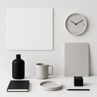 still life with everyday objects