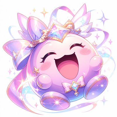 an exaggerated laughing face of an original round mascot character, bold and readable at small size, plain background, no text
