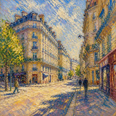 Impressionist Landscape Art Style Style Transfer Example