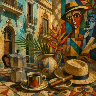 still life with everyday objects