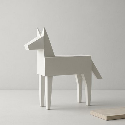 animal standing in natural pose