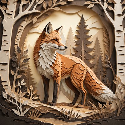 animal standing in natural pose