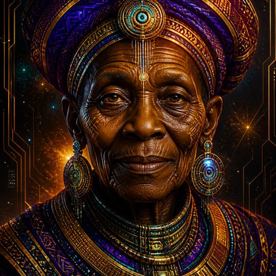 close-up portrait of an elderly person with expressive weathered features