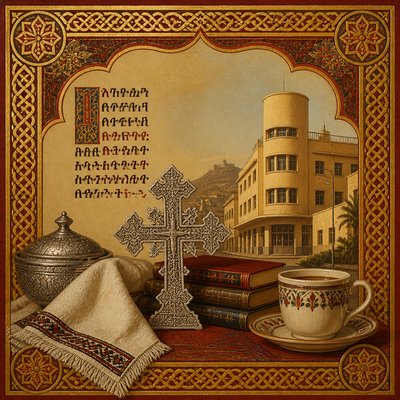 still life with everyday objects — Eritrean Art Style