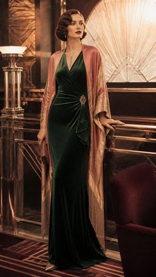 full-length portrait of an elegant figure