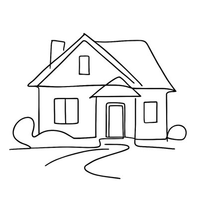 house with front view